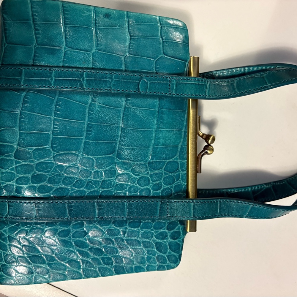 Club Monaco Genuine Leather Kisslock Mini Bag - Picture 6 of 6